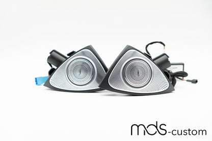 Mercedes W222 3D-Hochtöner mit Ambientebeleuchtung – Nachrüstsatz für Mercedes S-Klasse