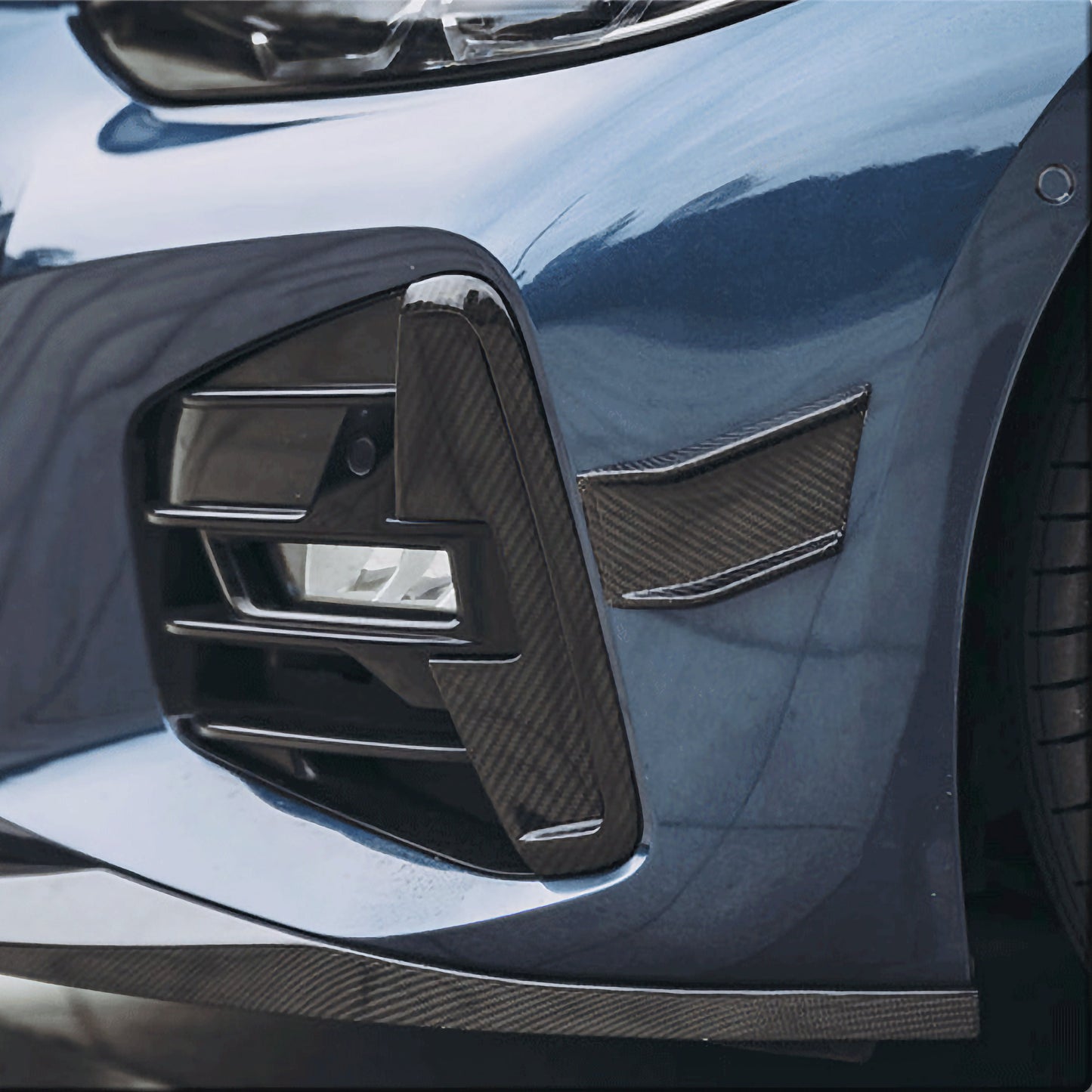 Dry CARBON Performance Front Flaps Performance Ecke Frontlippe für BMW G22 G23 G26