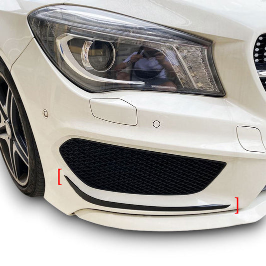 Front Aero Flaps Frontstoßstange für Mercedes CLA C117 AMG-Line vor-Facelift bis 06/2016