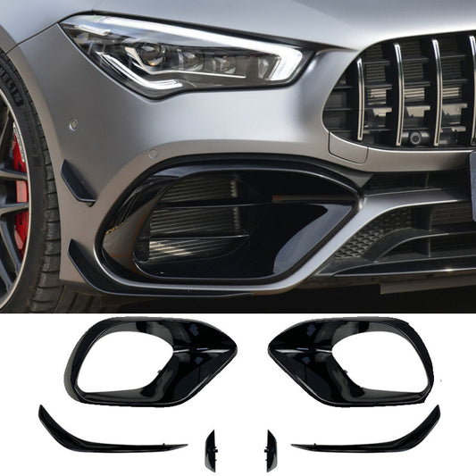 Aero Flaps + Air Intakes Hochglanz schwarz Mercedes CLA 45 AMG C118/X118