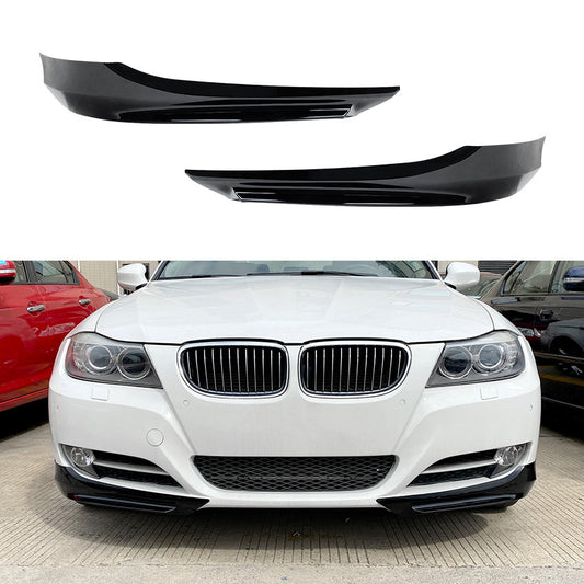 Frontspoiler Splitter hochglanz schwarz für BMW 3er E90/E91 LCI M-Sport