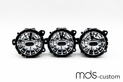 Mercedes CLA W118 Beleuchtete Lüftungsdüsen | Turbine Optik Set