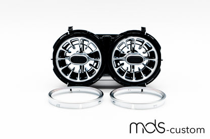 Mercedes CLA W118 Beleuchtete Lüftungsdüsen | Turbine Optik Set