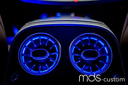 Mercedes S-Klasse W222 Beleuchtete Lüftungsdüsen | Vorne & Hinten